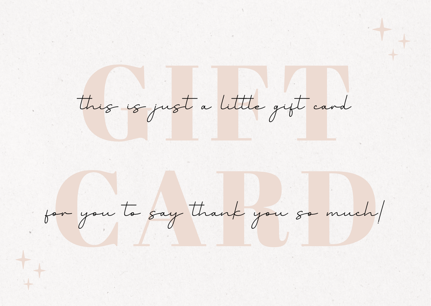 Daisie Lane Gift Card