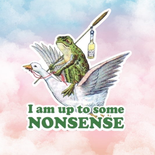 Trauma? Oh you mean the reason I'm hilarious - Sticker