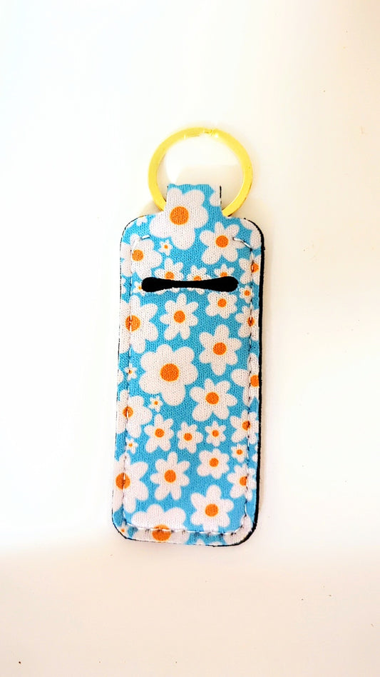 Lip balm holder - Blue Daisy 2